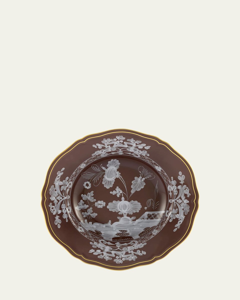 Oriente Italiano Soup Plate, Castagna